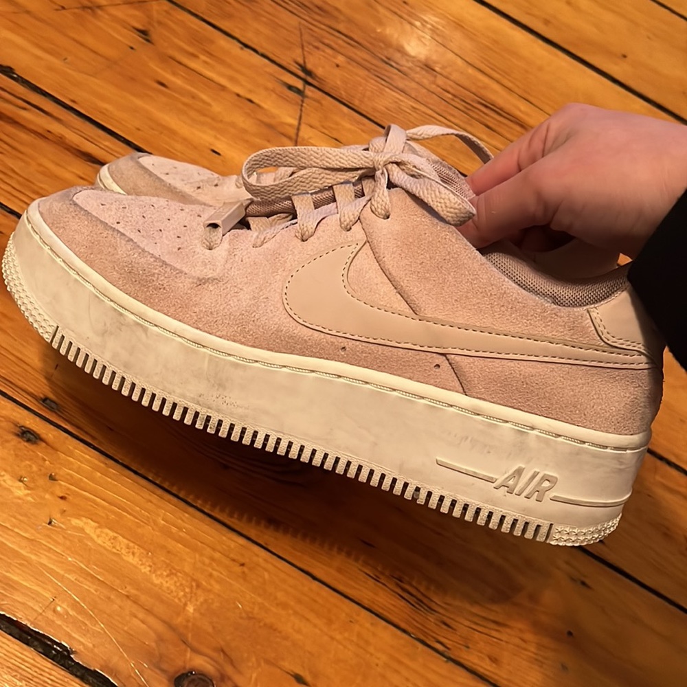 Nine Air Force 1 Suede Pink
